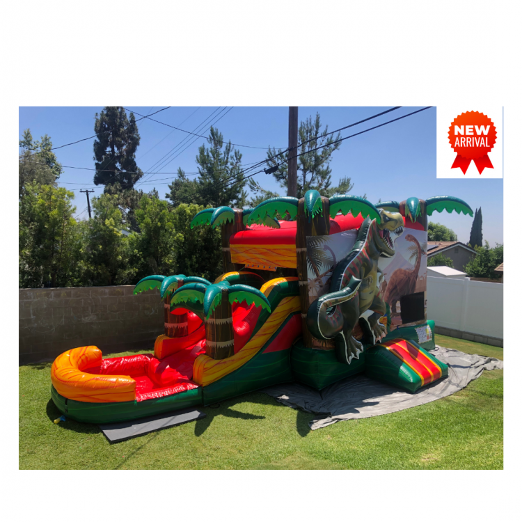 T-Rex Dinosaur Jumper Slide Combo - Cucamonga Jumpers