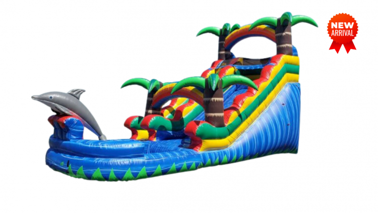 15' TROPICAL WATER SLIDE