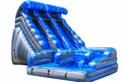 18FT Dual Curvy Water Slide