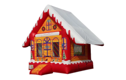 Christmas Jumper 13x13 Holiday Cottage Bounce House